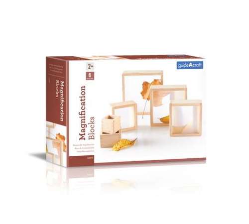 Набір Guidecraft Natural Play Блоки зі збільшувальним склом, 10 шт. (G3018) Набір Guidecraft Natural Play Блоки зі збільшувальним склом, 10 шт. (G3018)