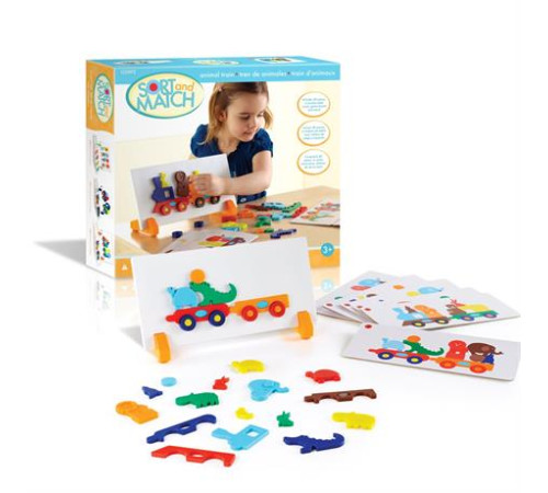 Набір магнітів Guidecraft Manipulatives Поїзд зі звірятами (G5092) Набір магнітів Guidecraft Manipulatives Поїзд зі звірятами (G5092)