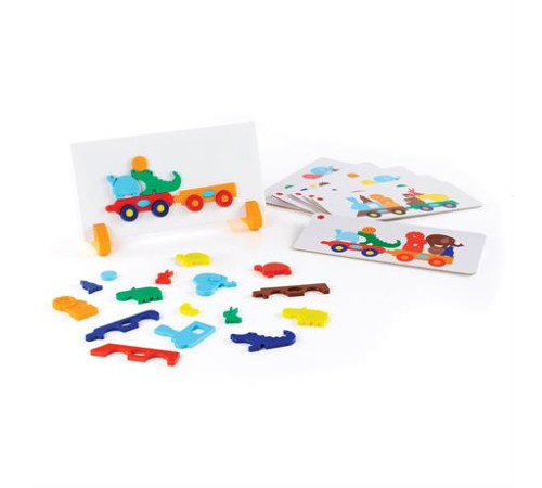 Набір магнітів Guidecraft Manipulatives Поїзд зі звірятами (G5092) Набір магнітів Guidecraft Manipulatives Поїзд зі звірятами (G5092)