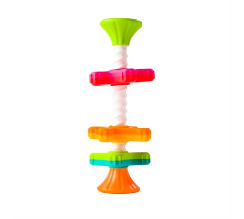 Пірамідка-спінер Fat Brain Toys MiniSpinny тактильна (FA134-1) Пірамідка-спінер Fat Brain Toys MiniSpinny тактильна (FA134-1)