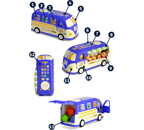Іграшка інтерактивна Автобус Ricokids Іграшка інтерактивна Автобус Ricokids