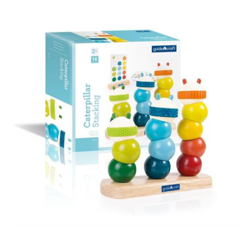 Пірамідка Guidecraft Manipulatives Гусениці (G6731) Пірамідка Guidecraft Manipulatives Гусениці (G6731)