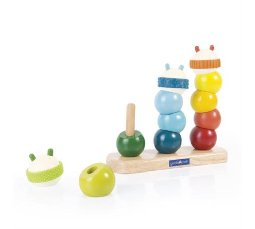 Пірамідка Guidecraft Manipulatives Гусениці (G6731) Пірамідка Guidecraft Manipulatives Гусениці (G6731)