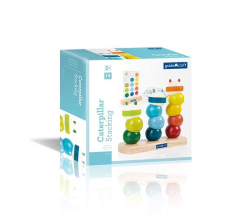 Пірамідка Guidecraft Manipulatives Гусениці (G6731) Пірамідка Guidecraft Manipulatives Гусениці (G6731)