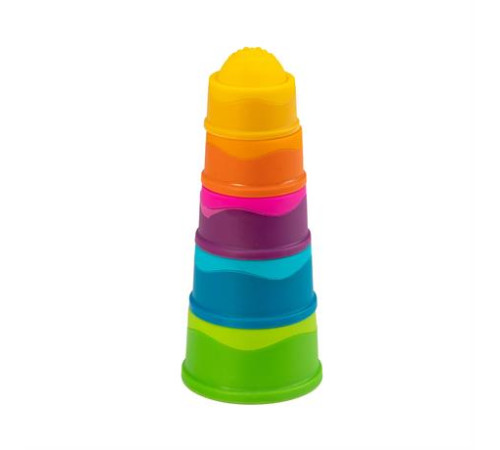 Пірамідка Fat Brain Toys dimpl stack Чашки (F293ML) Пірамідка Fat Brain Toys dimpl stack Чашки (F293ML)