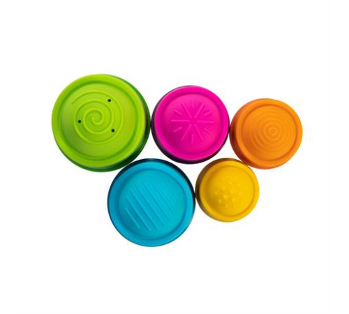 Пірамідка Fat Brain Toys dimpl stack Чашки (F293ML) Пірамідка Fat Brain Toys dimpl stack Чашки (F293ML)