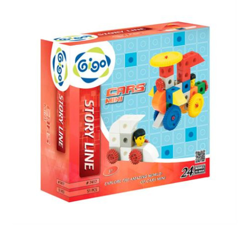 Конструктор Gigo Мінімашини 51 деталь (7417) Конструктор Gigo Мінімашини 51 деталь (7417)