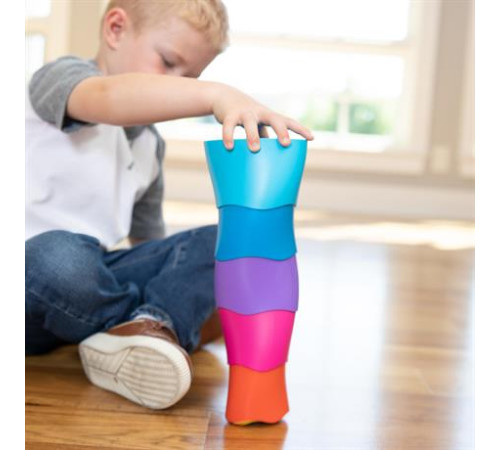 Пірамідка Fat Brain Toys Spiroku Кольорова вежа (F318ML) Пірамідка Fat Brain Toys Spiroku Кольорова вежа (F318ML)