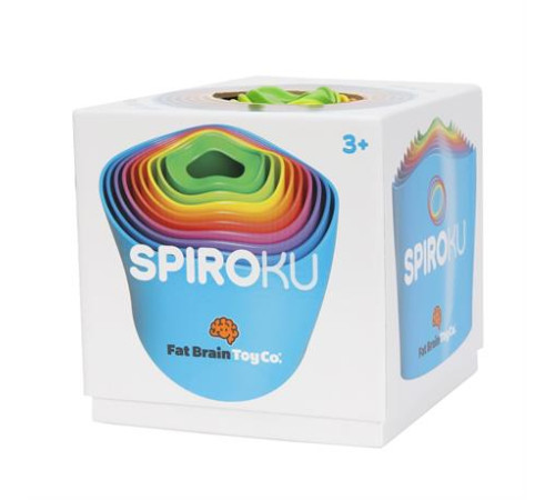 Пірамідка Fat Brain Toys Spiroku Кольорова вежа (F318ML) Пірамідка Fat Brain Toys Spiroku Кольорова вежа (F318ML)