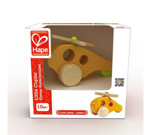 Дерев'яний вертоліт Hape Маленький льотчик (E0051) Дерев'яний вертоліт Hape Маленький льотчик (E0051)