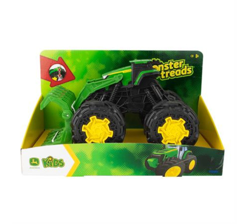 Машинка Трактор John Deere Kids Monster Treads з ковшем і великими колесами (47327) Машинка Трактор John Deere Kids Monster Treads з ковшем і великими колесами (47327)