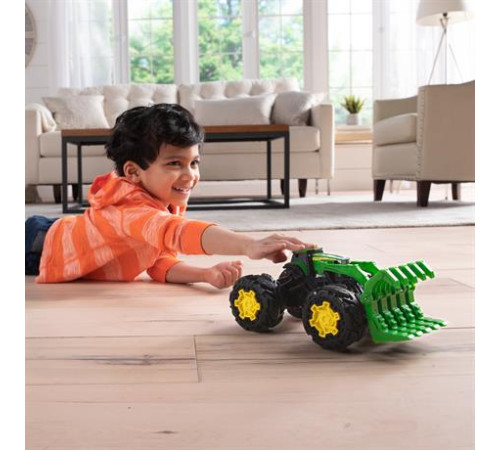 Машинка Трактор John Deere Kids Monster Treads з ковшем і великими колесами (47327) Машинка Трактор John Deere Kids Monster Treads з ковшем і великими колесами (47327)