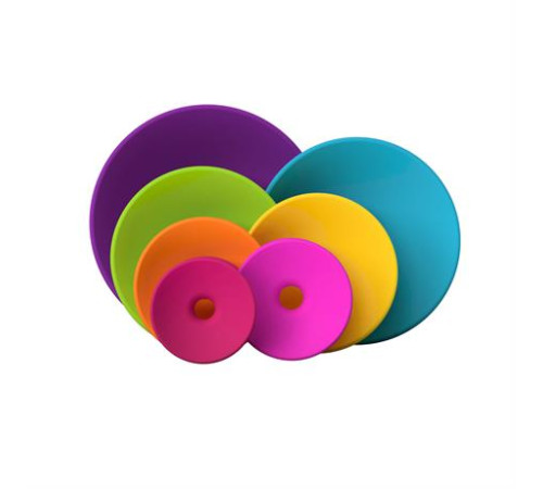 Пірамідка Fat Brain Toys Spoolz Кольорові котушки (FA181-1)