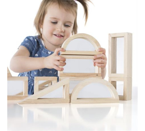 Кубики Guidecraft Block Play Дзеркало, 14 см, 10 ел. (G3017)