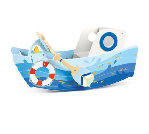 Гойдалка Hape E1214 Капітанський човен, 79 х 36,7 х 31,8 см - різнокольорова