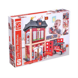 Дерев'яний набір Hape Пожежна частина (E3023)