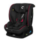 Дитяче автокрісло Lionelo AART I-SIZE 50,5 х 45,5 х 57-75 см - чорно-червоне