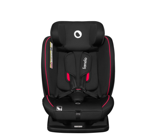 Дитяче автокрісло Lionelo AART I-SIZE 50,5 х 45,5 х 57-75 см - чорно-червоне