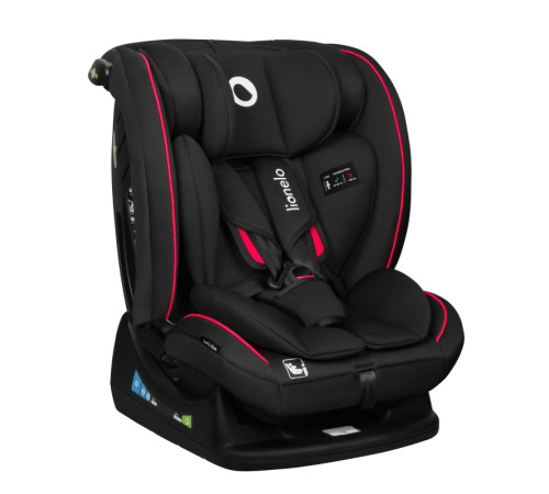 Дитяче автокрісло Lionelo AART I-SIZE 50,5 х 45,5 х 57-75 см - чорно-червоне