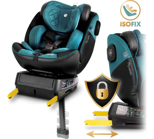 Автокрісло Nukido Prestige Line ISOFIX 0-36 кг, чорно-синє