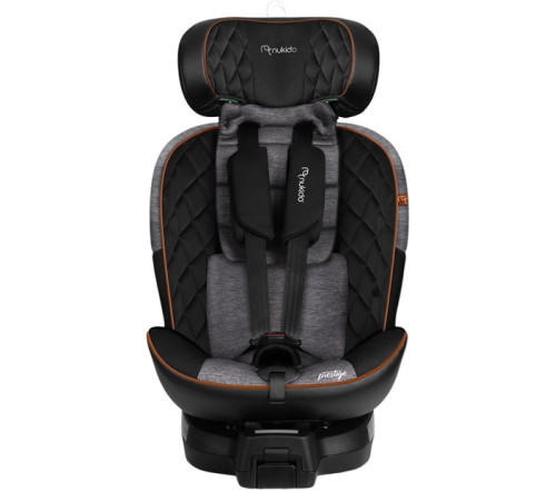 Автокрісло Nukido Prestige Line ISOFIX 0-36 кг, чорно-сіре