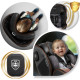 Автокрісло Nukido Prestige Line ISOFIX 0-36 кг, чорно-сіре