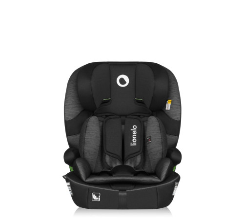 Дитяче автокрісло Lionelo BILLY I-SIZE BLACK GREY - чорно-сіре