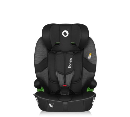 Дитяче автокрісло Lionelo BILLY I-SIZE BLACK GREY - чорно-сіре