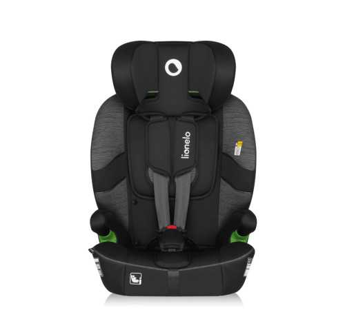 Дитяче автокрісло Lionelo BILLY I-SIZE BLACK GREY - чорно-сіре