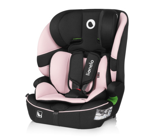 Дитяче автокрісло Lionelo BILLY I-SIZE PINK BABY - чорно-рожеве
