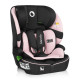 Дитяче автокрісло Lionelo BILLY I-SIZE PINK BABY - чорно-рожеве
