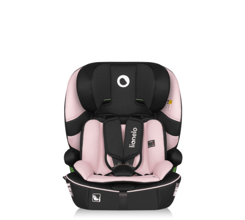 Дитяче автокрісло Lionelo BILLY I-SIZE PINK BABY - чорно-рожеве