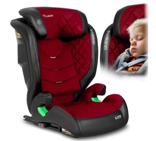 Автокрісло Nukido Louis чорно-червоне 15-36 кг ISOFIX Автокрісло Nukido Louis чорно-червоне 15-36 кг ISOFIX
