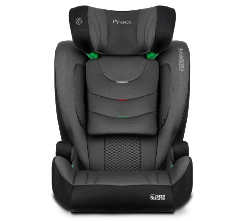 Автокрісло Nukido Louis чорно-сіре 15-36 кг ISOFIX Автокрісло Nukido Louis чорно-сіре 15-36 кг ISOFIX