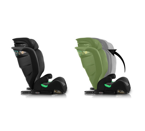 Автокрісло Nukido Louis чорно-сіре 15-36 кг ISOFIX Автокрісло Nukido Louis чорно-сіре 15-36 кг ISOFIX