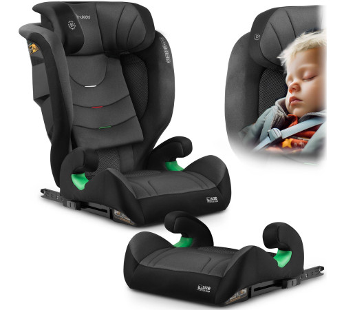 Автокрісло Nukido Louis чорно-сіре 15-36 кг ISOFIX Автокрісло Nukido Louis чорно-сіре 15-36 кг ISOFIX