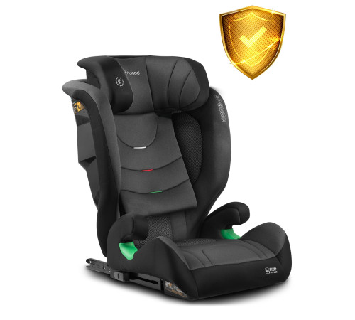 Автокрісло Nukido Louis чорно-сіре 15-36 кг ISOFIX Автокрісло Nukido Louis чорно-сіре 15-36 кг ISOFIX