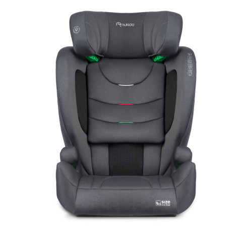 Автокрісло Nukido Louis Soft ISOFIX 15-36 кг, сіре