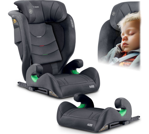 Автокрісло Nukido Louis Soft ISOFIX 15-36 кг, сіре
