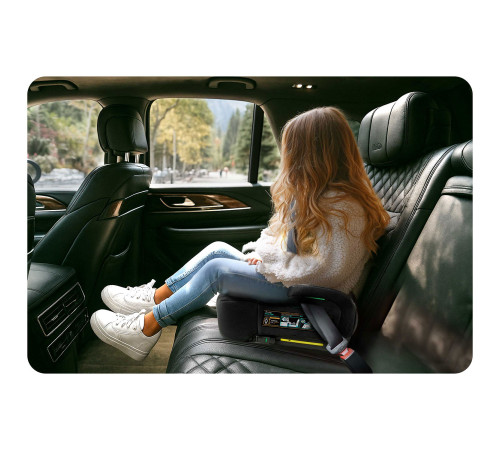 Бустер Nukido Louis ISOFIX 710200 125-150 см, чорний