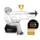 Бустер Nukido Louis ISOFIX 710200 125-150 см, чорний