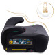 Бустер Nukido Louis ISOFIX 710201 125-150 см, чорно-сірий