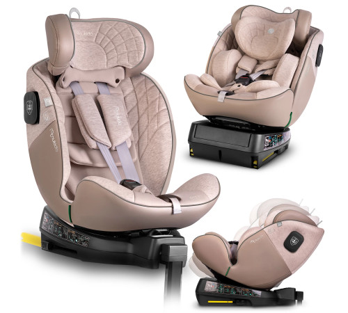 Автокрісло Nukido Aero Line ISOFIX 0-36 кг, бежеве