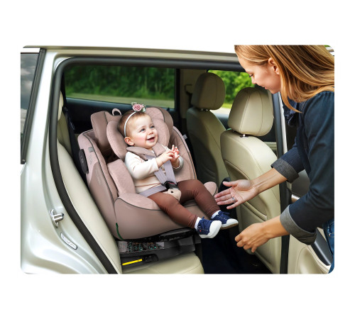 Автокрісло Nukido Aero Line ISOFIX 0-36 кг, бежеве