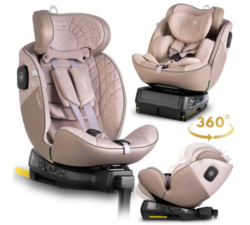 Автокрісло Nukido Aero Line ISOFIX 0-36 кг, бежеве