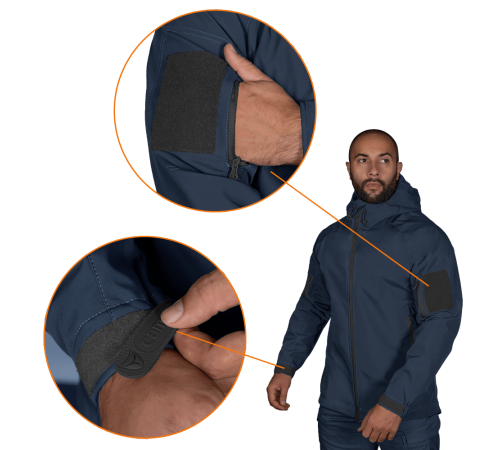Куртка Stalker SoftShell Темно-синя (7005), L Куртка Stalker SoftShell Темно-синя (7005), L