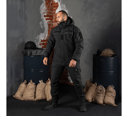 Куртка Patrol System 4.0 RainWall Чорна (8301), M Куртка Patrol System 4.0 RainWall Чорна (8301), M