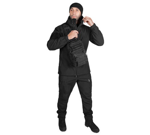 Куртка Stalker SoftShell Чорна (7226), XXL Куртка Stalker SoftShell Чорна (7226), XXL