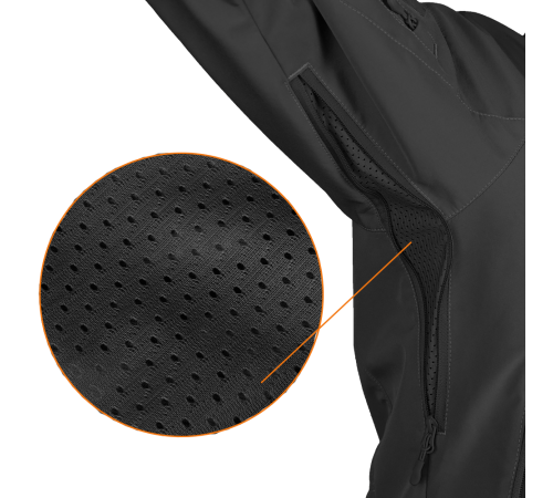 Куртка Stalker SoftShell Чорна (7226), XXL Куртка Stalker SoftShell Чорна (7226), XXL