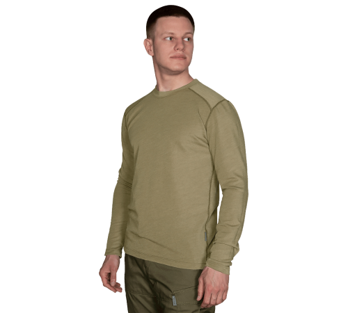 Лонгслів CM Basic FR Хакі (7105), XXXL Лонгслів CM Basic FR Хакі (7105), XXXL